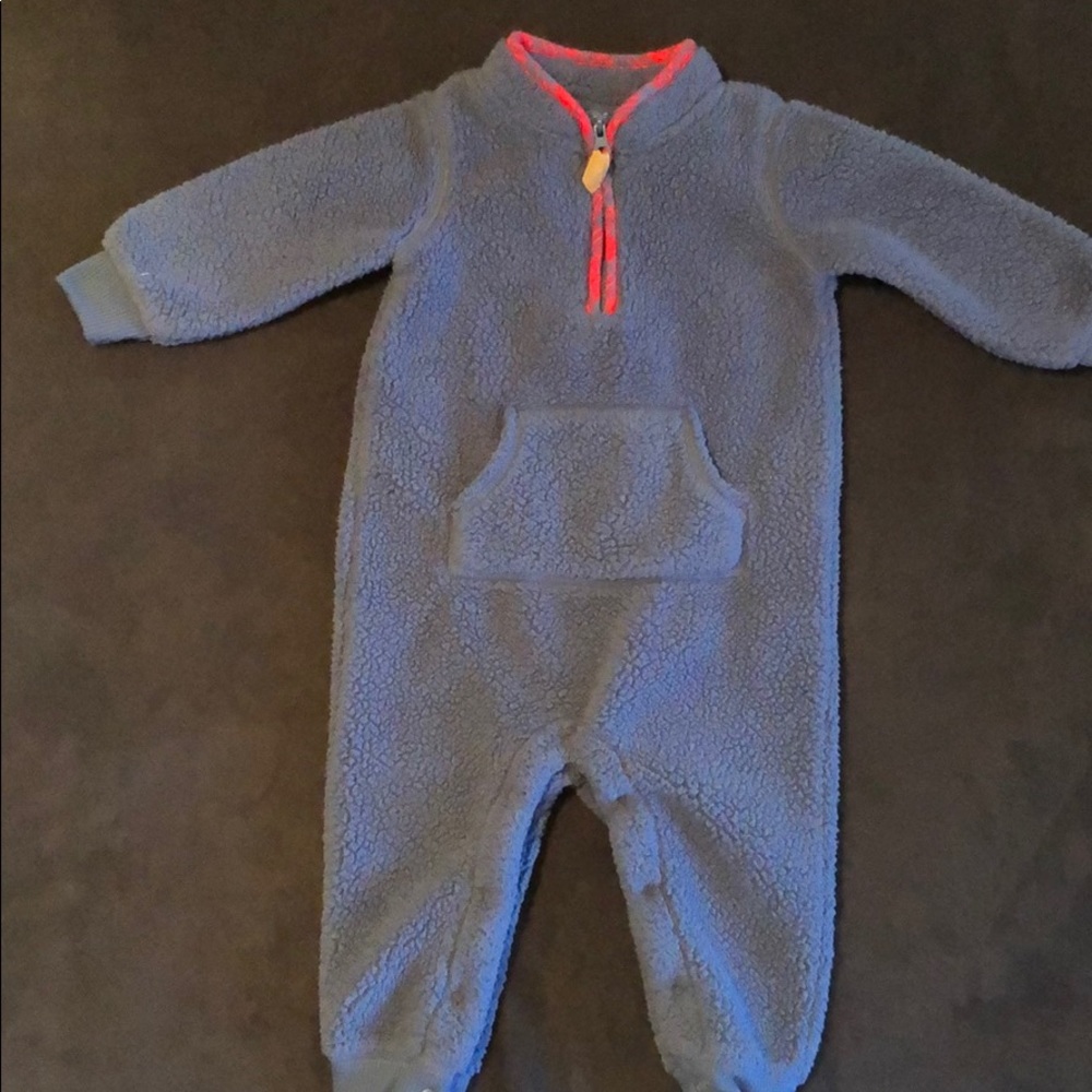Carters 9 mo fleece jumpsuit